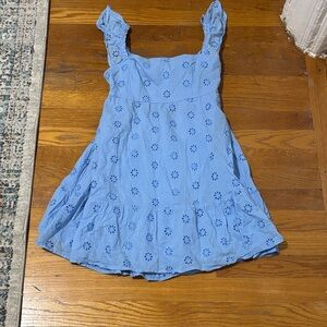 HOLLISTER baby doll blue dress